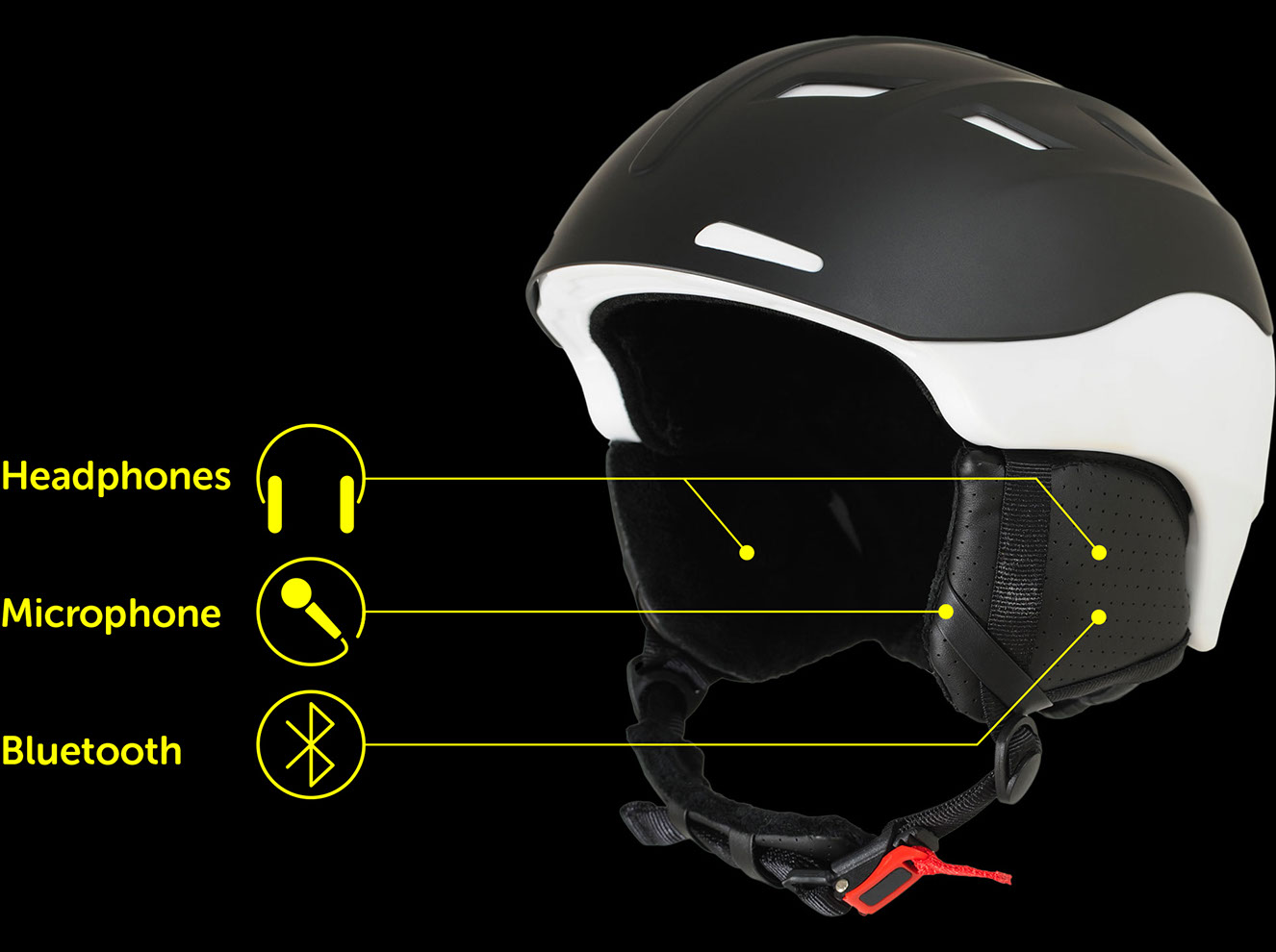 Bluetooth Skihelm TH-172  Intelligenter Ski- und Snowboardhelm